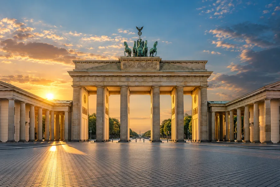 Berlin mit dem Brandenburger Tor